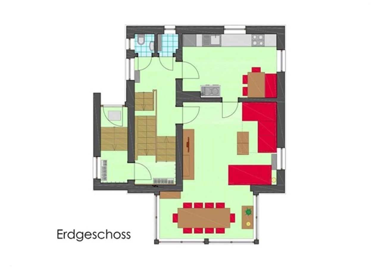 Villa Schnuck - Das Rote Ferienhaus Bad Gastein Εξωτερικό φωτογραφία